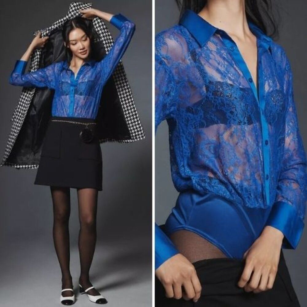 NWT By Anthropologie Lace Bodysuit | XL